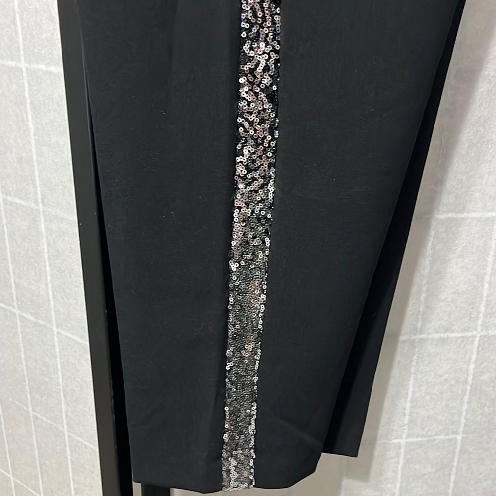 Sky High Trouser - Black & Ombre Sequin, Sz 16 - Picture 8 of 8